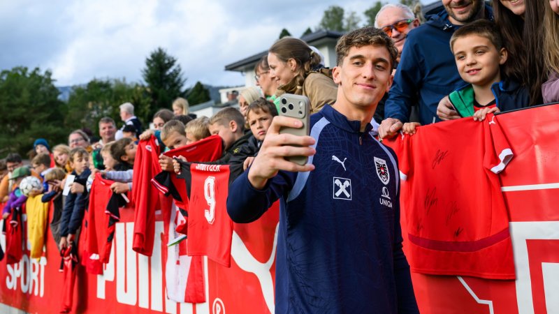 Die Bilder vom ersten ÖFB-Training in Windischgarsten