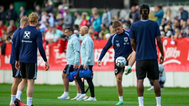 Die Bilder vom ersten ÖFB-Training in Windischgarsten