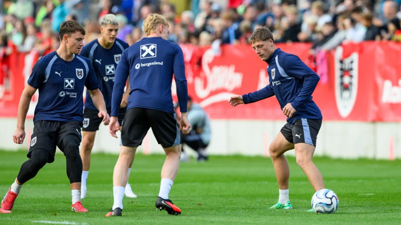 Die Bilder vom ersten ÖFB-Training in Windischgarsten