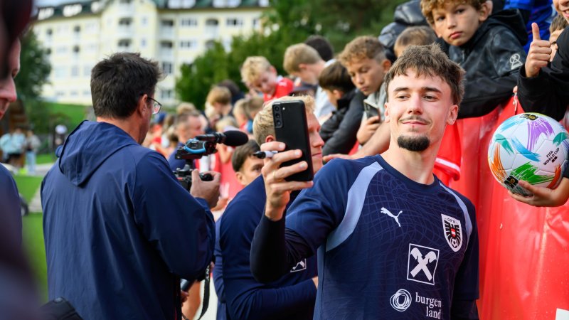 Die Bilder vom ersten ÖFB-Training in Windischgarsten