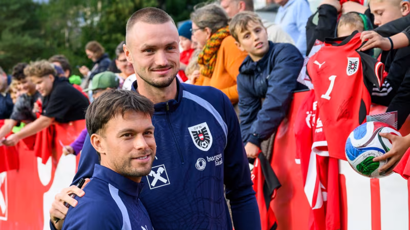 Die Bilder vom ersten ÖFB-Training in Windischgarsten