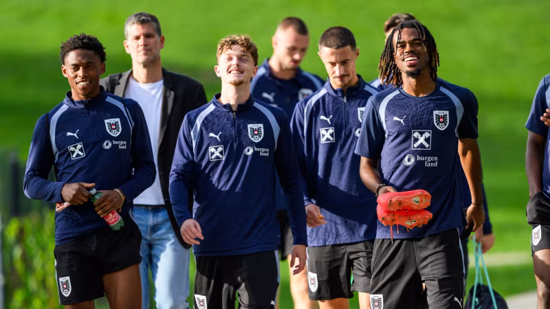 Die Bilder vom ersten ÖFB-Training in Windischgarsten