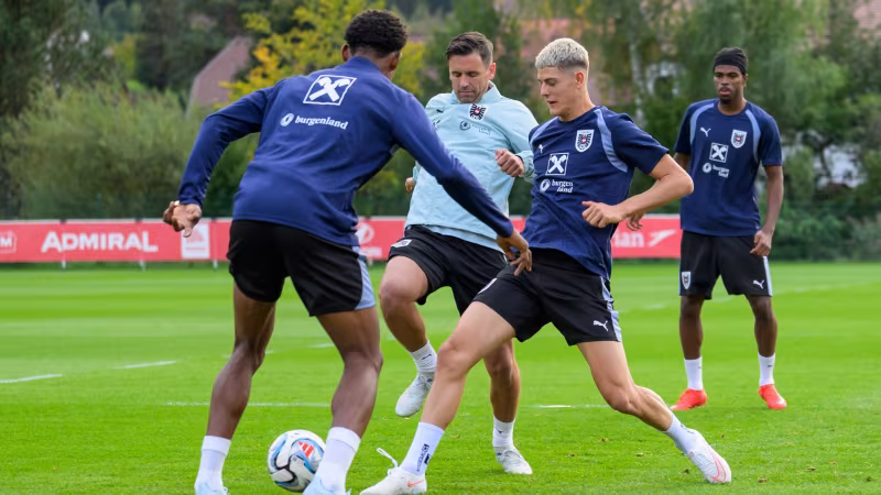Die Bilder vom ersten ÖFB-Training in Windischgarsten