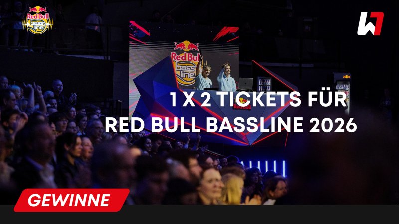 Gewinne 1x2 Tickets für Red Bull BassLine 2026 in Wien!