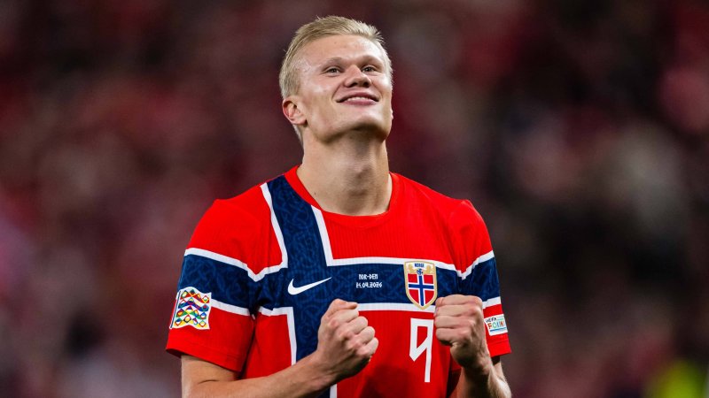 Nach Doppelpack gegen Dänemark: Haaland nordischer Rekordschütze