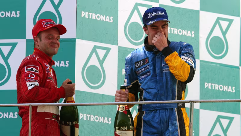 Die jüngsten Fahrer auf einem F1-Podium