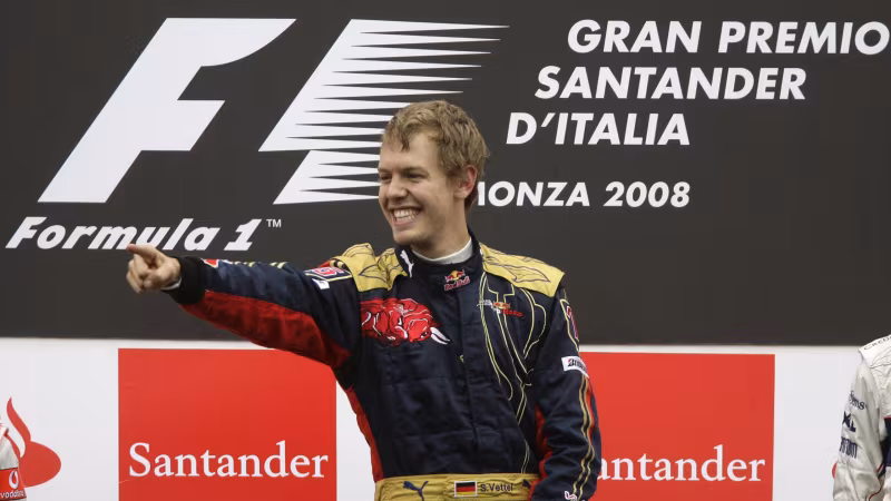 Die jüngsten Fahrer auf einem F1-Podium