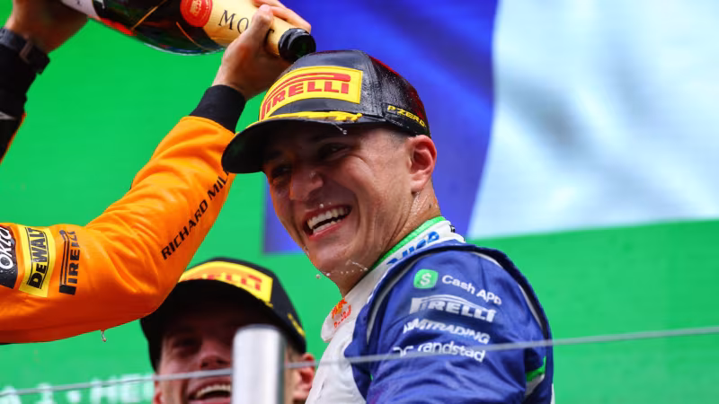 Die jüngsten Fahrer auf einem F1-Podium