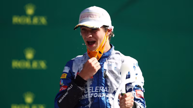 Die jüngsten Fahrer auf einem F1-Podium