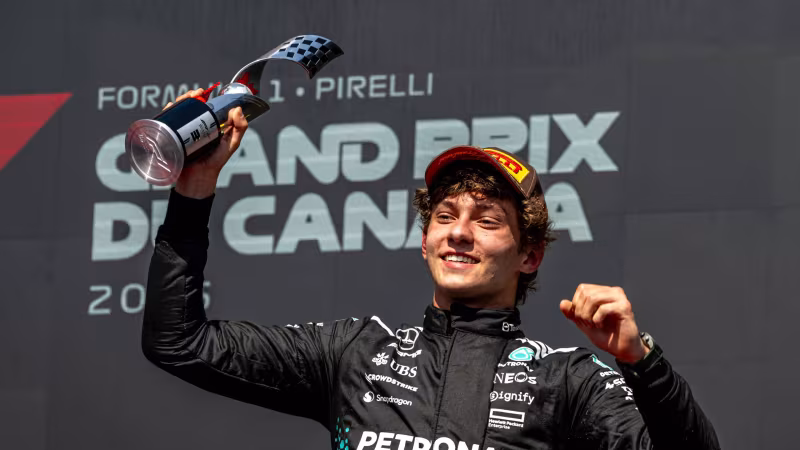 Die jüngsten Fahrer auf einem F1-Podium