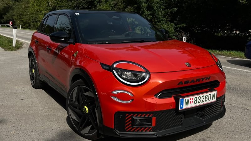 Mit dem Abarth 600e Competizione nach Spielberg