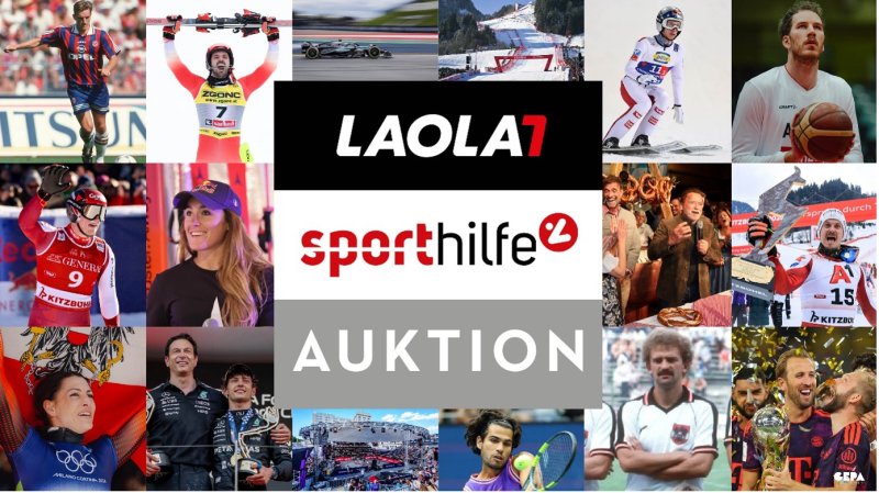 Die LAOLA1 Sporthilfe Charity Auktion