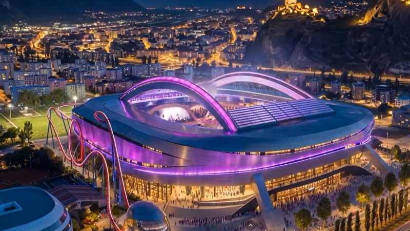 Spektakulär: Schweizer Klub plant Stadion mit Achterbahn