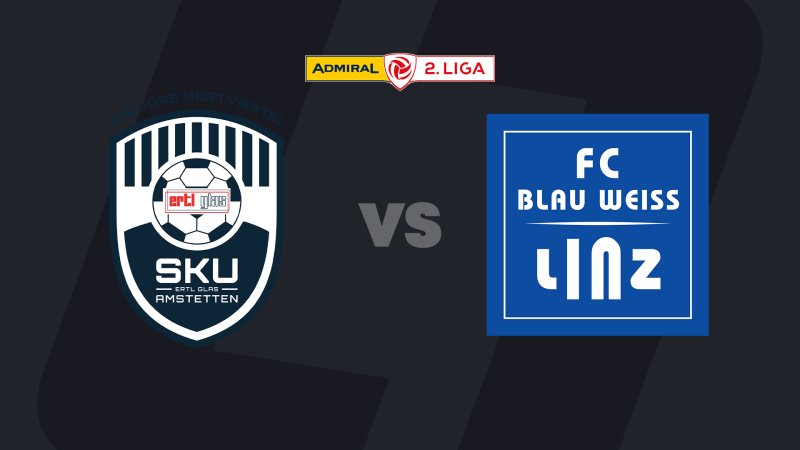 2. Liga heute im LIVE-Stream: Amstetten - Blau-Weiß Linz