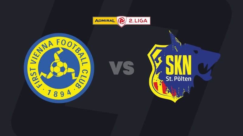 2. Liga heute im LIVE-Stream: First Vienna FC - SKN St. Pölten