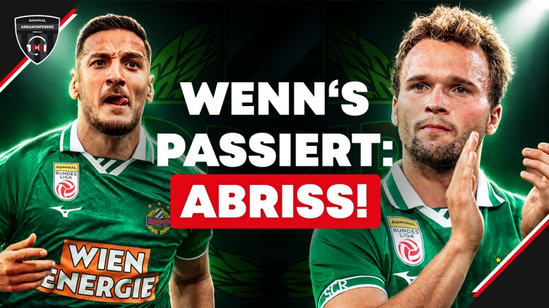 Ansakonferenz beim SK Rapid: Seidl & Kara im Talk