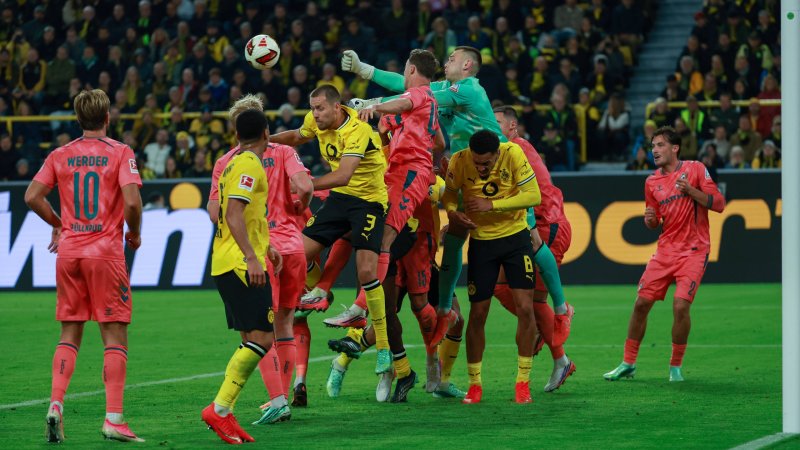 Grüll-Assist zu Bremen-Punkt in wilder Schlussphase von Dortmund