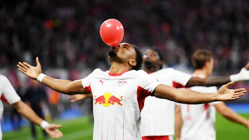 Nkunku-Hattrick! Leipzig schießt Hütters Frankfurt ab
