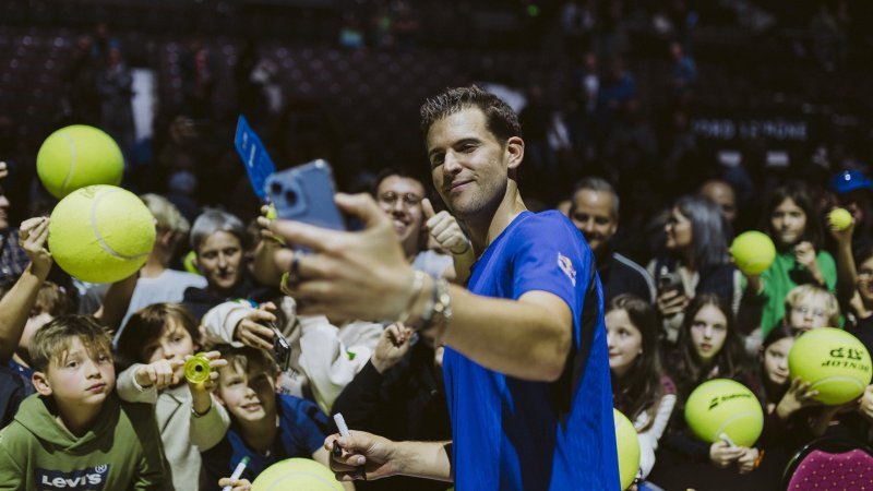 Super Fan Day: Dominic Thiem öffnet die Türen der Stadthalle