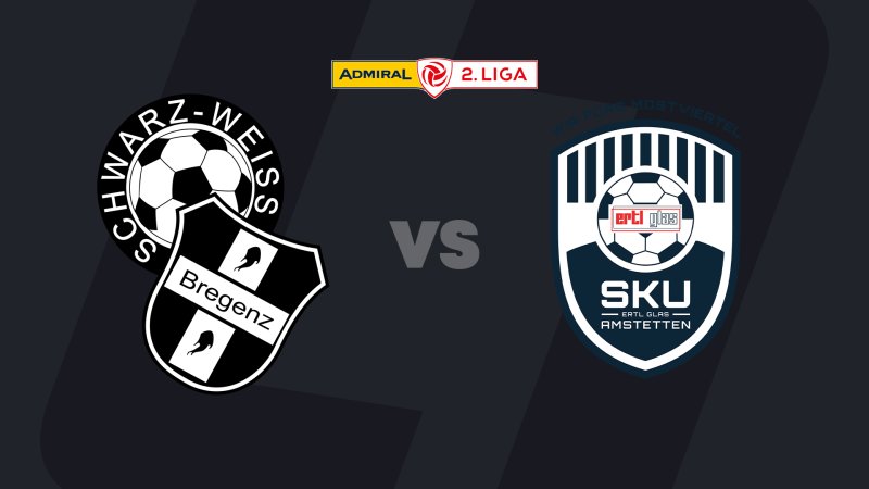 2. Liga heute im LIVE-Stream: SW Bregenz - SKU  Amstetten
