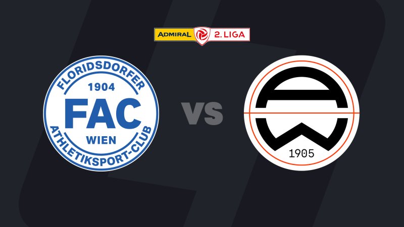 2. Liga heute im LIVE-Stream: FAC - Admira Wacker
