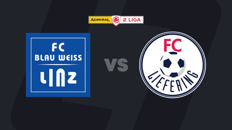 2. Liga heute im LIVE-Stream: Blau-Weiß Linz - FC Liefering