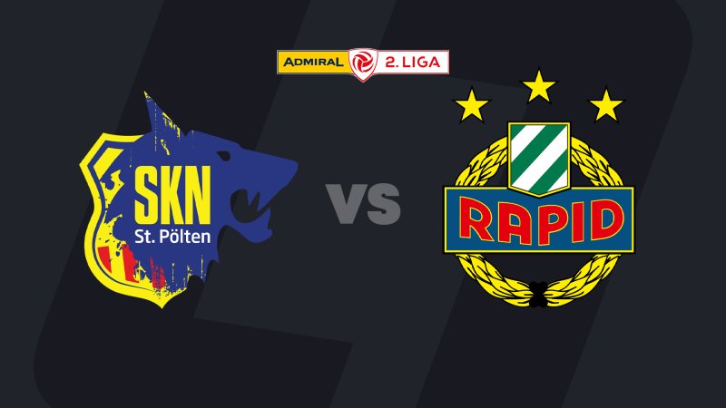 2. Liga heute im LIVE-Stream: SKN St. Pölten - SK Rapid II