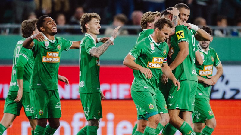 Rapid siegte, denn: "Wir stecken Schläge jetzt besser weg"