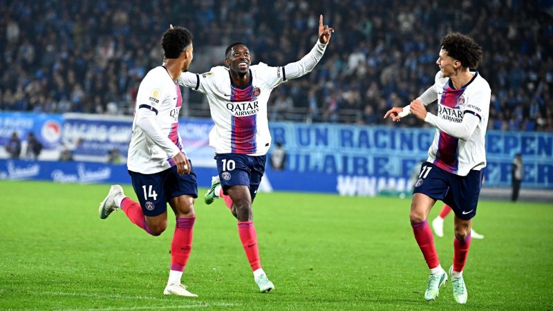 PSG dreht Rückstand spät in Straßburg - Lens siegt bei Troyes