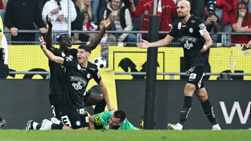 Bitter! Sturms Khudyakov verletzt sich im Grazer Derby schwer