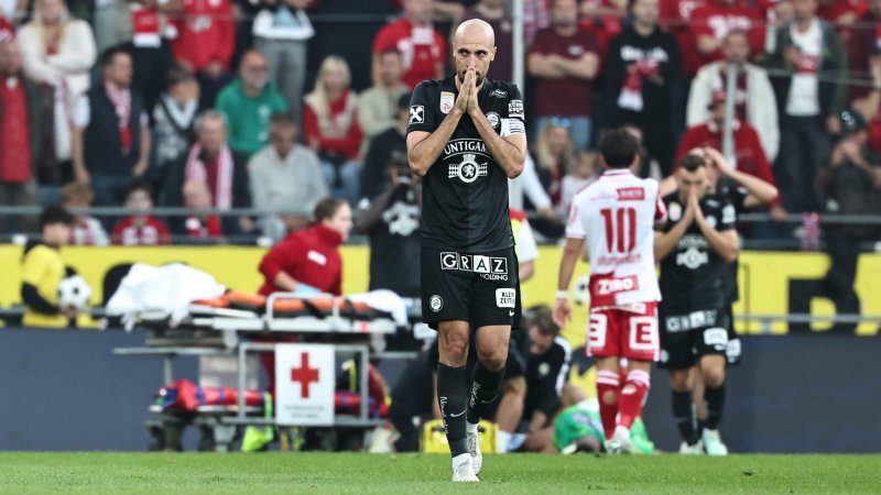Derby LIVE: GAK führt! Sturm-Goalie schwer verletzt ausgewechselt