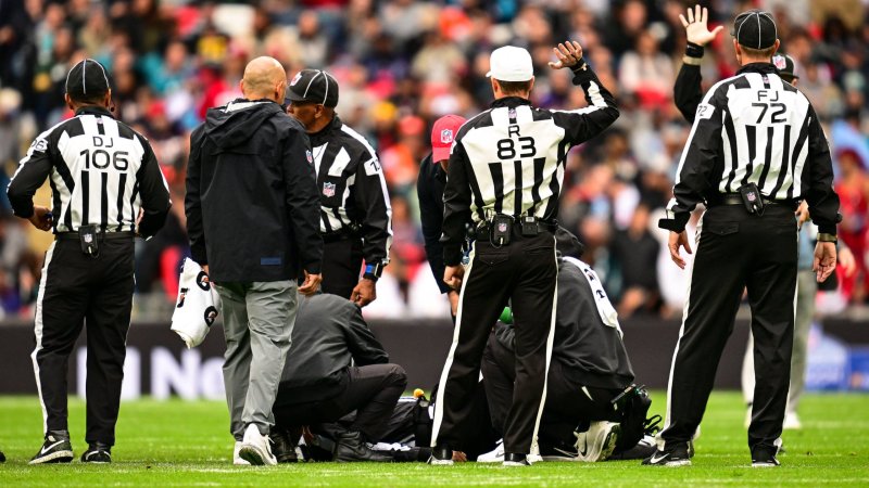 Kurios: NFL-Referee verletzt abtransportiert
