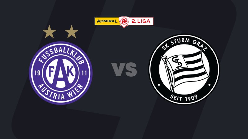2. Liga heute im LIVE-Stream: Young Violets - Sturm Graz II