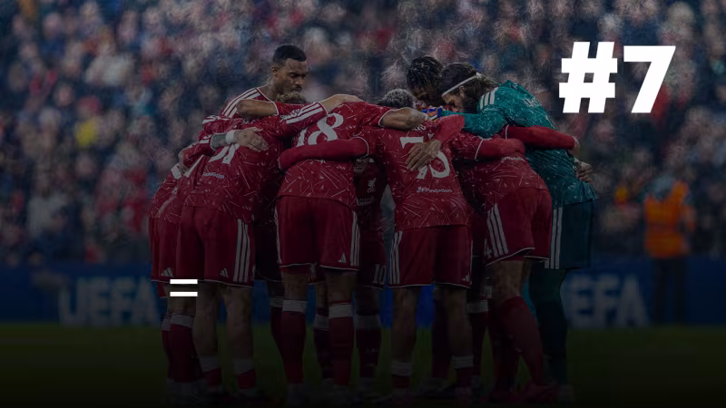 Platz 7: FC Liverpool (=)