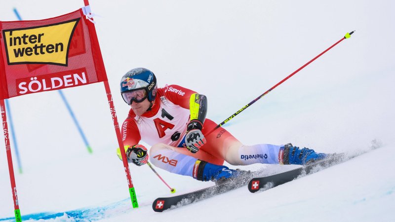 Das Ergebnis des Männer-Riesentorlaufs in Sölden