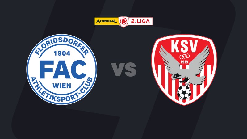2. Liga heute im LIVE-Stream: FAC Wien - Kapfenberger SV