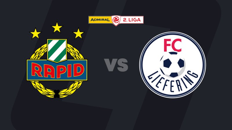 2. Liga heute im LIVE-Stream: Rapid II - FC Liefering