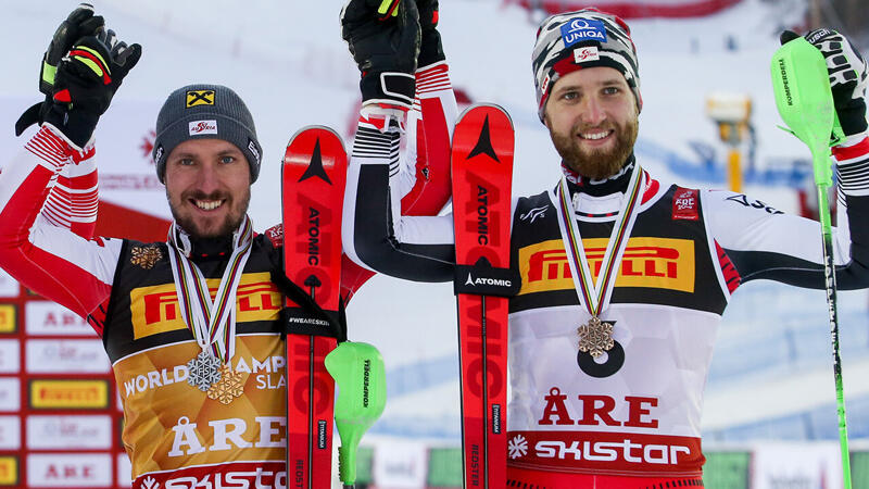 Hirscher nennt <a href='/de/daten/news/ski-alpin/marco-schwarz/' class='tag'>Marco Schwarz</a> "bis dato die größte Sensation"