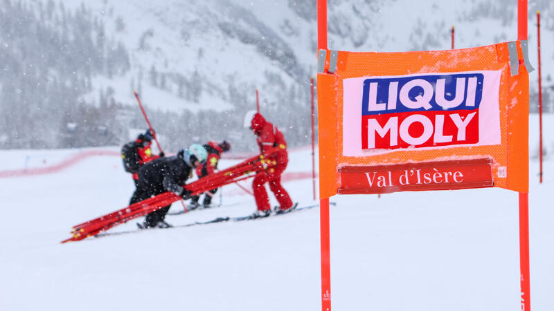 Erstes Abfahrtstraining der Frauen in Val d'Isere abgesagt