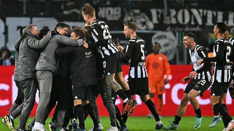 Last-Minute-Drama! Gladbach schmeißt Wolfsburg aus dem Pokal