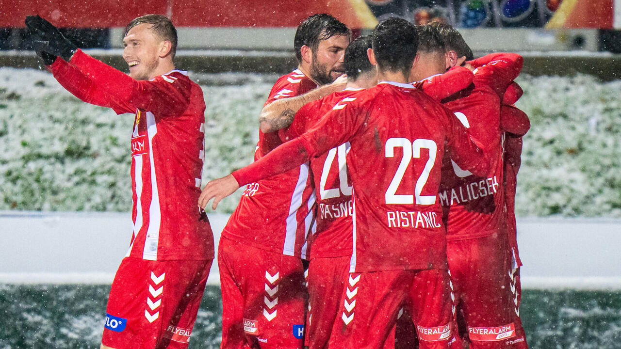 2. Liga: Admira schießt Stripfing im Schneetreiben ab