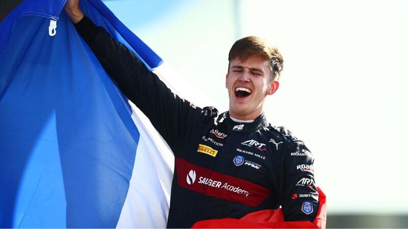  Theo Pourchaire neuer Champion in der <a href='/de/daten/news/motorsport/formel-2/' class='tag'>Formel 2</a>
