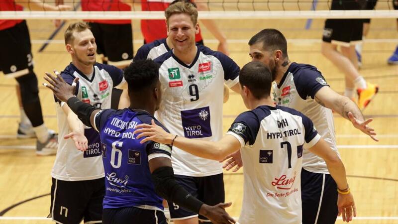<a href='/de/daten/news/volleyball/hypo-tirol/' class='tag'>Hypo Tirol</a> gewinnt im CEV-Cup, Aich/Dob verliert klar