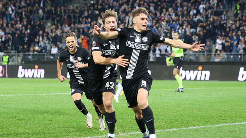 Comeback! Zehn Grazer erkämpfen Punkt gegen Atalanta