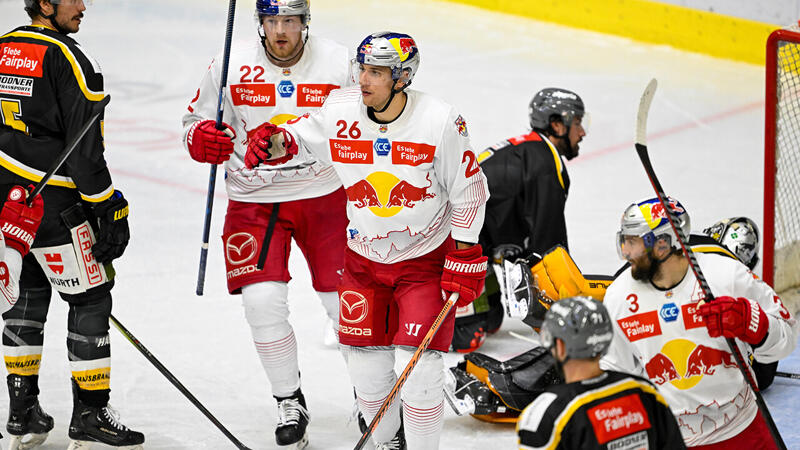 Salzburg siegt in Bruneck und springt auf Platz eins