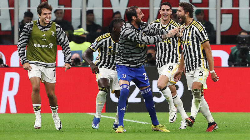 Juve siegt glanzlos gegen zehn "Rossoneri"