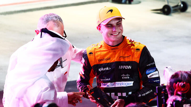 "Er bleibt einfach cool": Piastri entzückt mit Sieg-Premiere