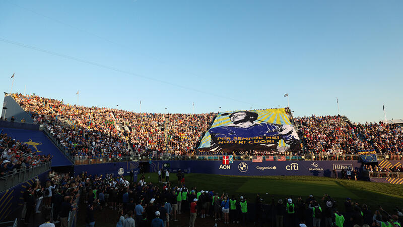 So bunt ist der Ryder Cup in Rom! Die besten Fan-Bilder