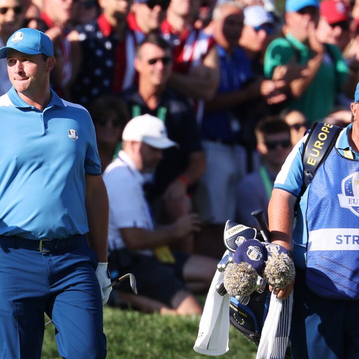 Win-Win-Situation: Straka und Caddie Bock als Erfolgsgespann