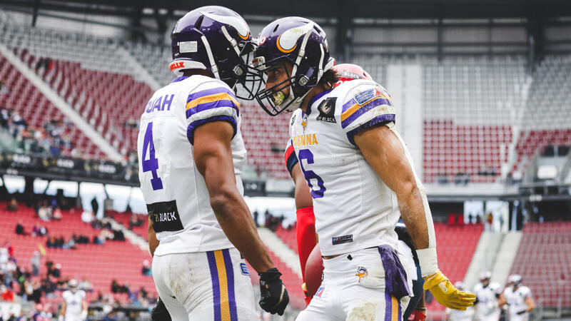 Erfolgswelle der <a href='/de/daten/news/vienna-vikings/' class='tag'>Vienna Vikings</a> in der ELF hält an